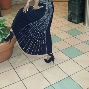 Adrianna Papell black ankle strap heels